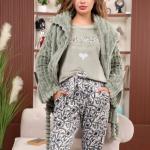 Mint green 3 pieces pyjama set