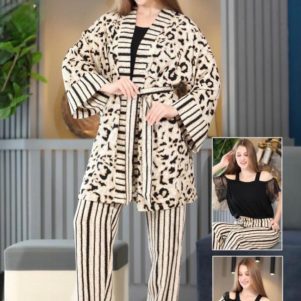 Tiger inspired 3 pieces pyjama set