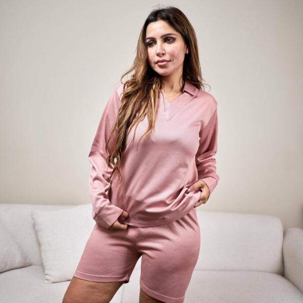 Blush cozy short pyjama