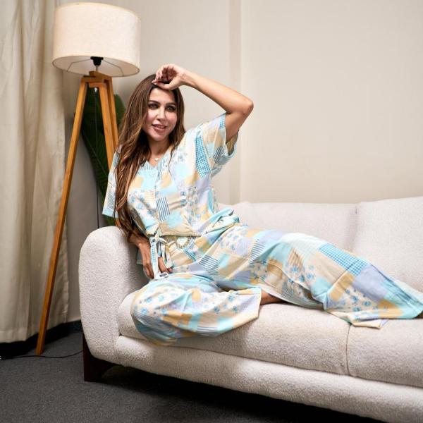 Colour twist breezy & bright pyjama
