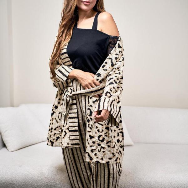 Tiger inspired 3 pieces pyjama set