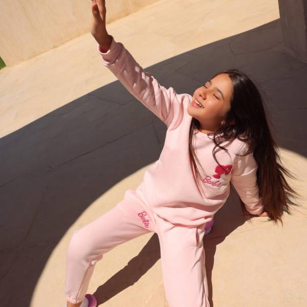 ✨ Girls' Printed Chest Tracksuit in Soft Milton Fabric ✨